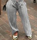 Women's Casual Sweatpants — Elastic High-Waisted Design with Drawstring